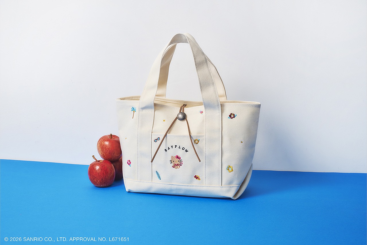 BAYFLOW×HELLOKITTY刺繍ロゴトートバッグBOOK
