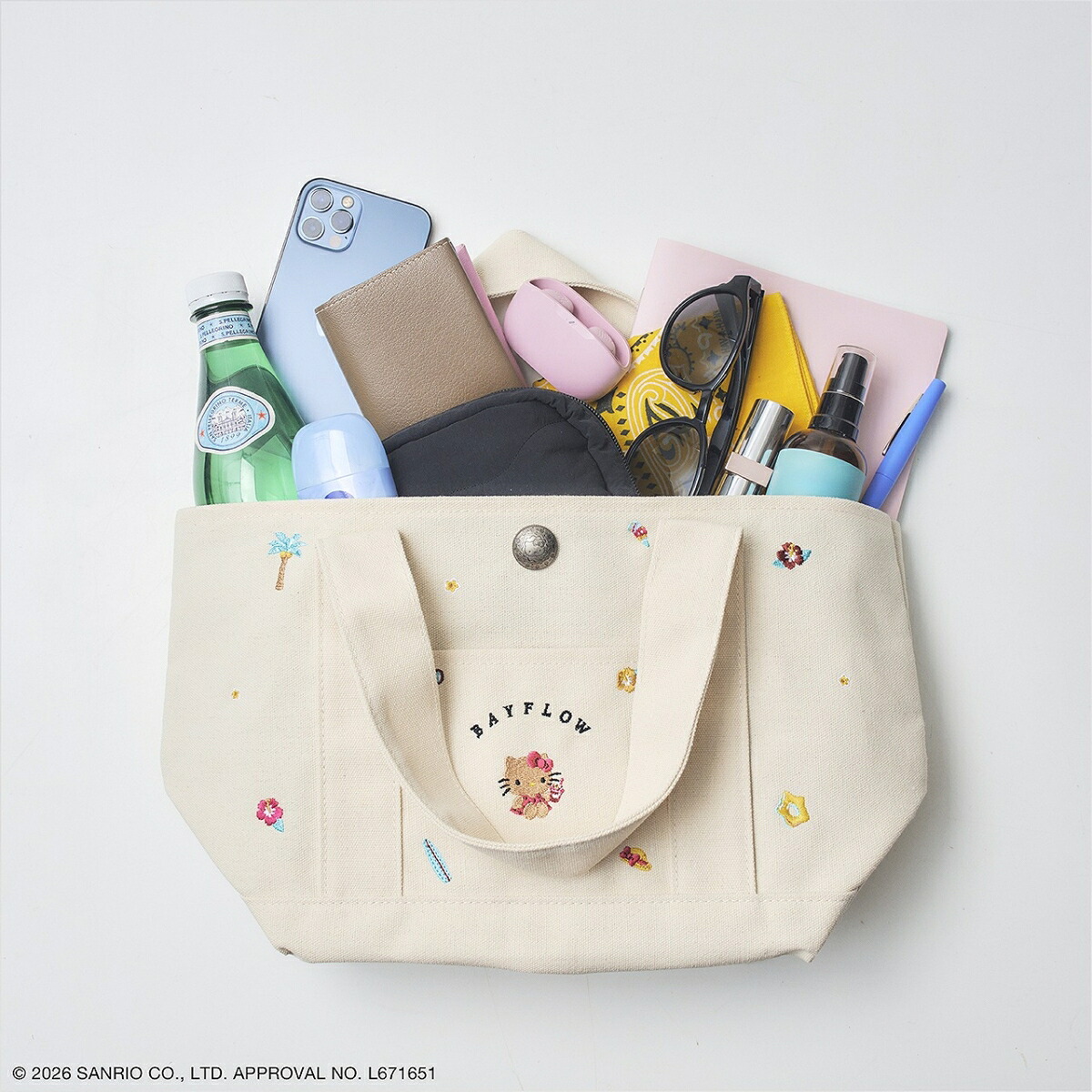 BAYFLOW×HELLOKITTY刺繍ロゴトートバッグBOOK