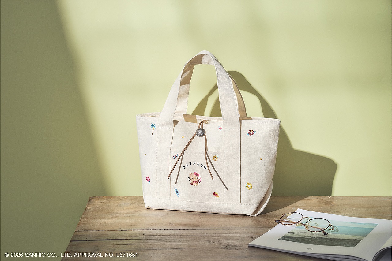 BAYFLOW×HELLOKITTY刺繍ロゴトートバッグBOOK