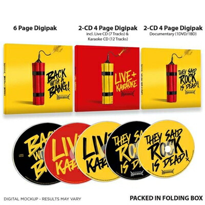 【輸入盤】Back With A Bang Media Boxset With Karaoke Bonus Cd (3cd+dvd+blu-ray)