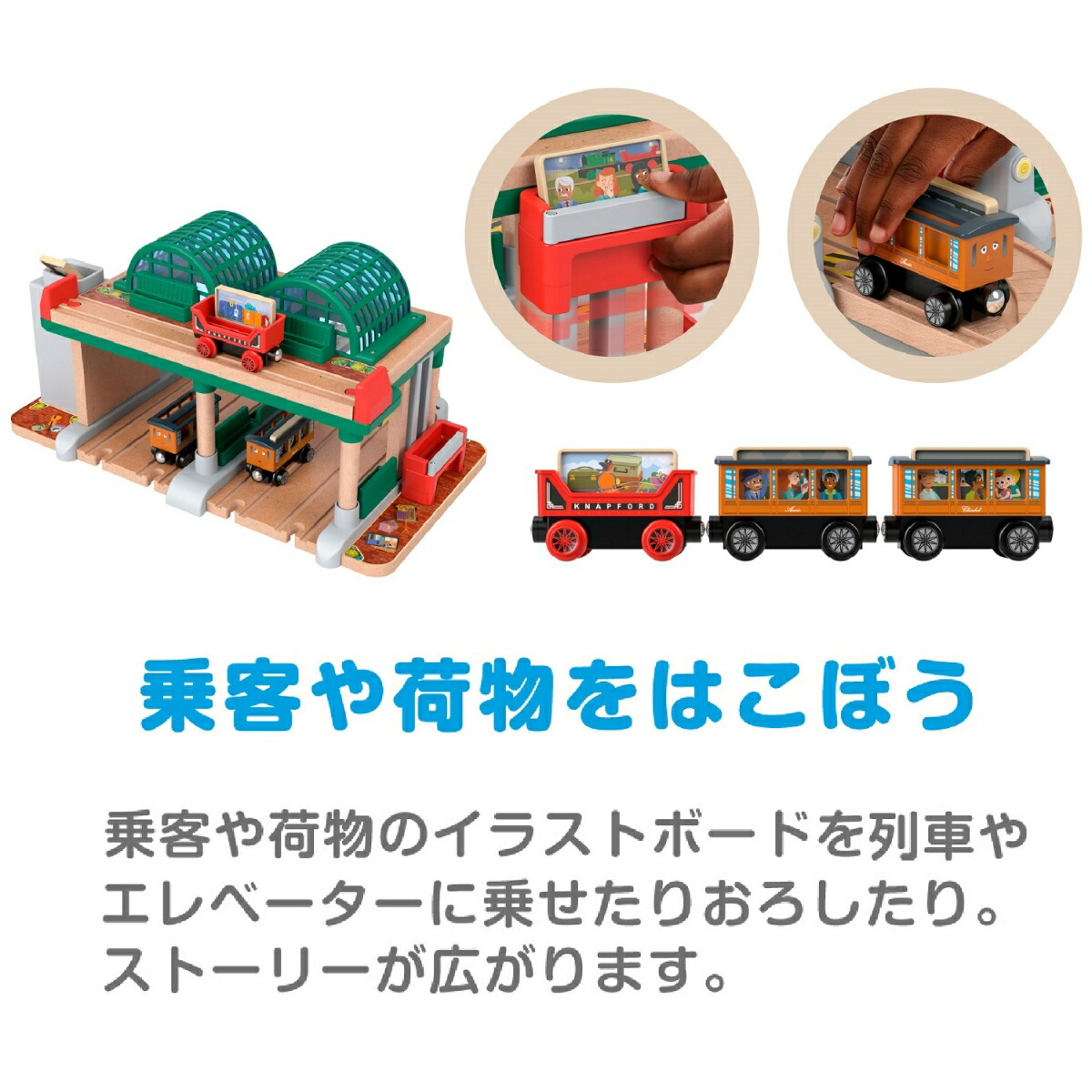 ブックス: きかんしゃトーマス 木製レールシリーズ(Thomas) アニーとクララベルのナップフォードステーション 【車両電車】【3才~】 HBJ82 - 玩具 - 0887961990423 : ゲーム