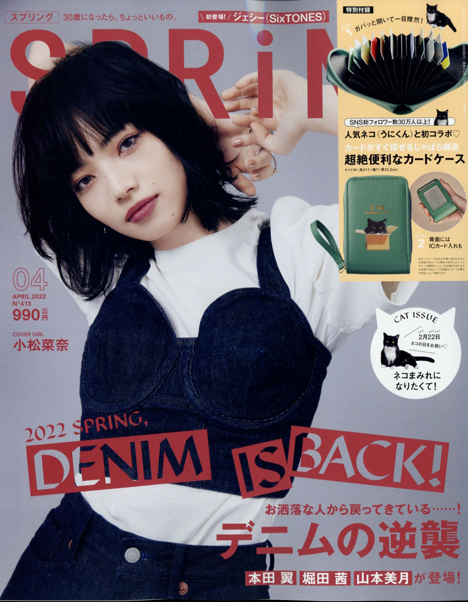 Spring 宝島社 吉岡里帆 2024 04号 付録なし スプリング 雑誌 - 女性情報誌