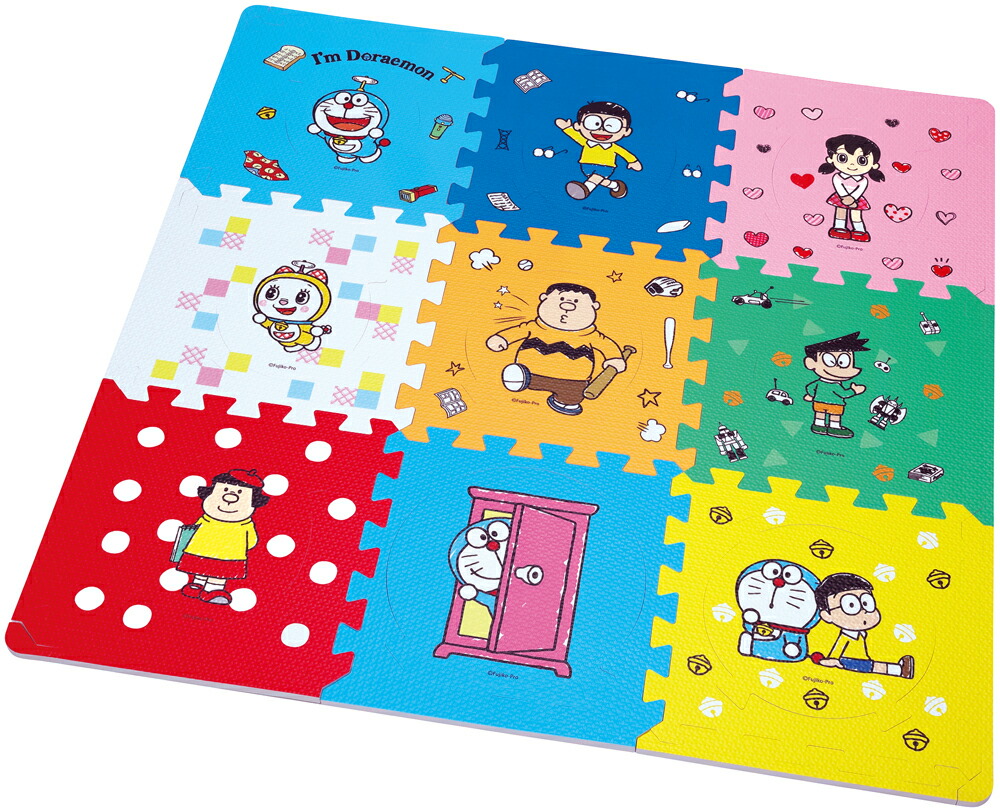 ドラえもん ひみつ道具　あそべる ジョイント パズルマット キャラクター画像
