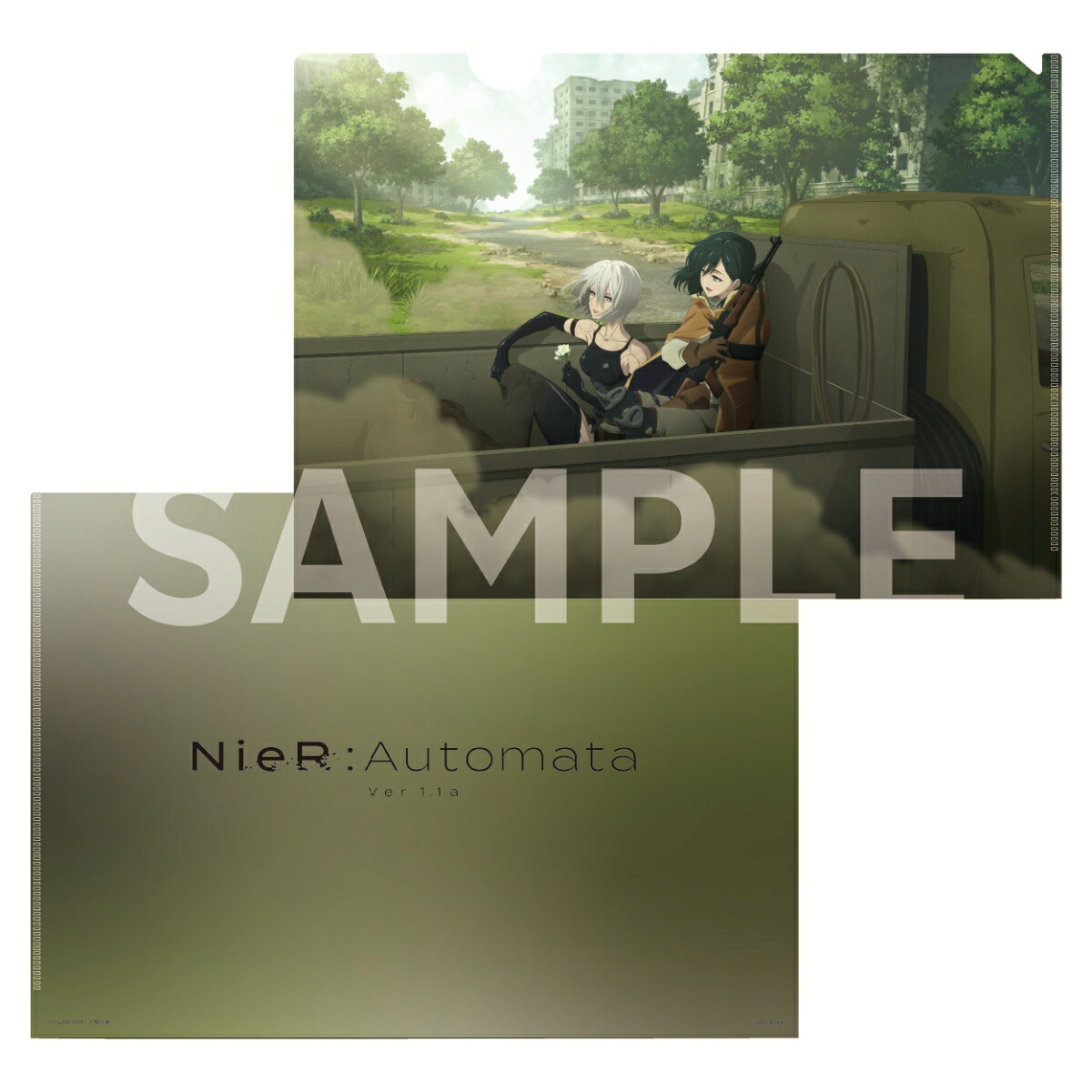 【楽天ブックス限定先着特典+他】NieR:AutomataVer1.1aBlu-rayDiscBOXVol.2(完全生産限定版)【Blu-ray】(ドット風描き起こしミニキャラジオラマアクリルスタンド（5体）+描き下ろしA4クリアファイル（A2、リリィ）+2L判ブロマイド+他)[スクウェア・エニックス]