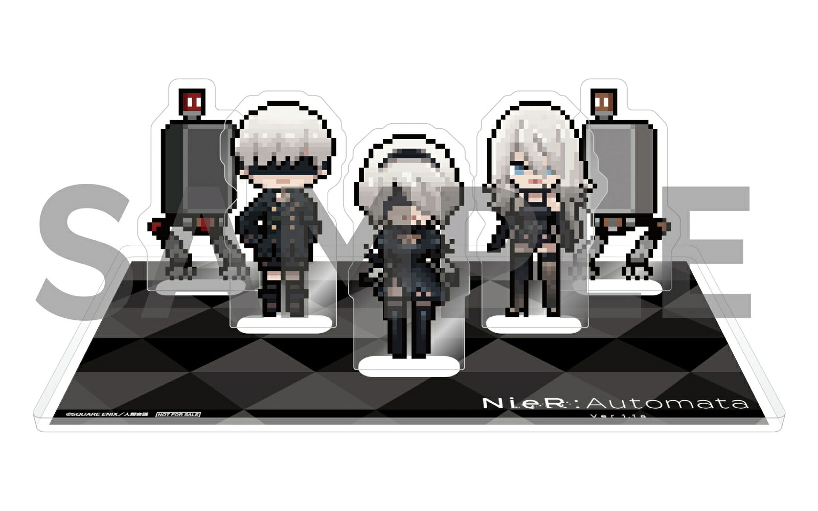 【楽天ブックス限定先着特典+他】NieR:AutomataVer1.1aBlu-rayDiscBOXVol.2(完全生産限定版)【Blu-ray】(ドット風描き起こしミニキャラジオラマアクリルスタンド（5体）+描き下ろしA4クリアファイル（A2、リリィ）+2L判ブロマイド+他)[スクウェア・エニックス]