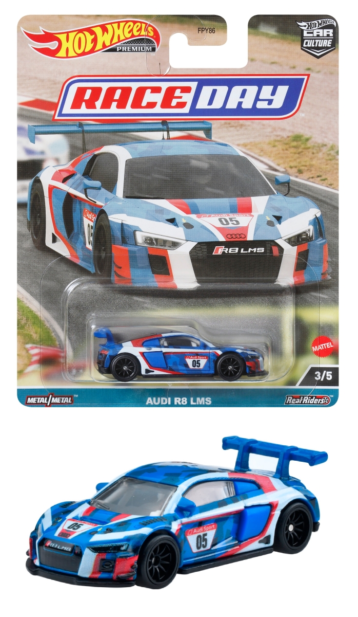 ホットウィール(Hot Wheels) カーカルチャー - レース・デー - アウディ R8 LMS 【3才~】 HKC61