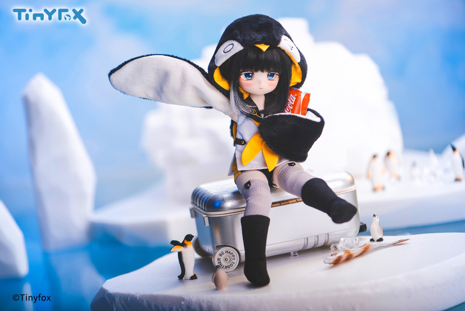 TinyFox 輝き夢見るペンギン デビー 1/6スケールMJDドール フルセット