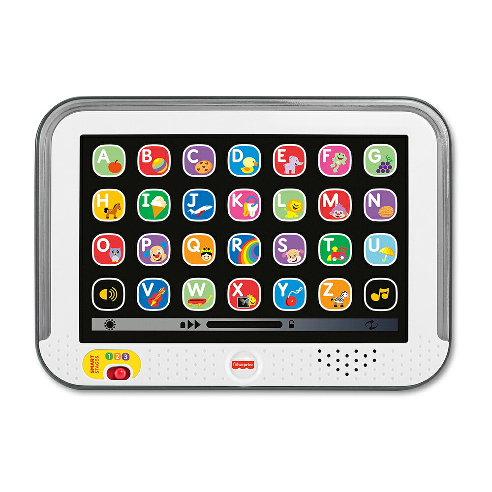 フィッシャープライス(fisherprice)えいごで学ぼうわんわんのABCタブレット赤ちゃん・幼児おもちゃ知育・学習玩具早期発育・アクティビティ玩具・英語・外国語1歳からグレーHVY74