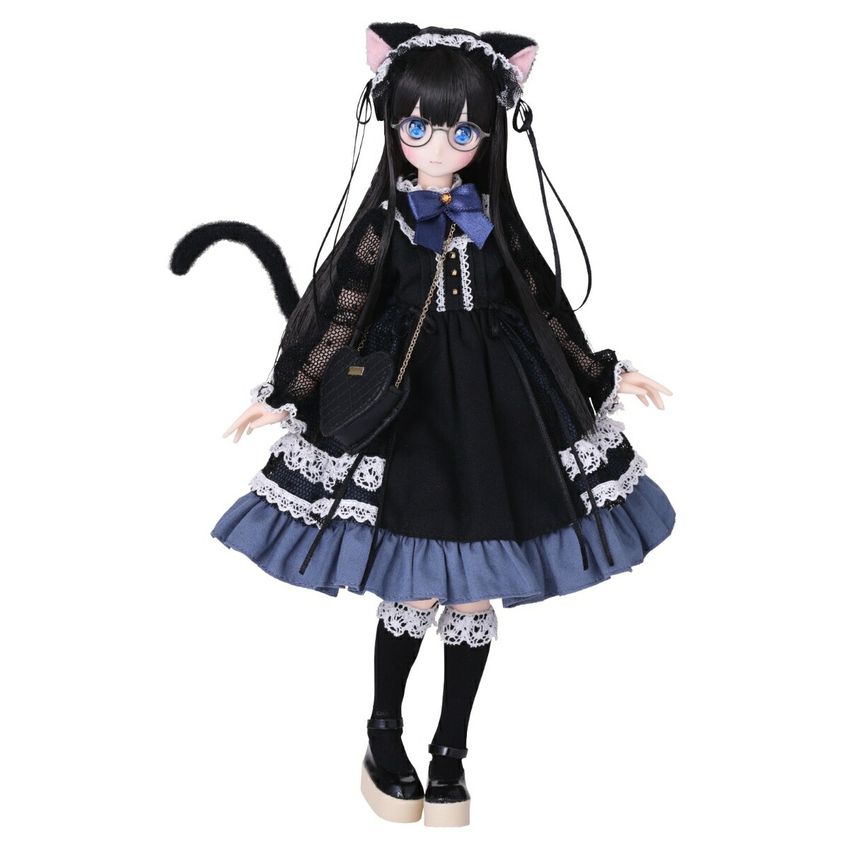 からふるDreamin’／朝比奈 幸穂 〜A Gift from M.K.〜（黒猫ver.） 【POD048-AGB】 (ドール)画像