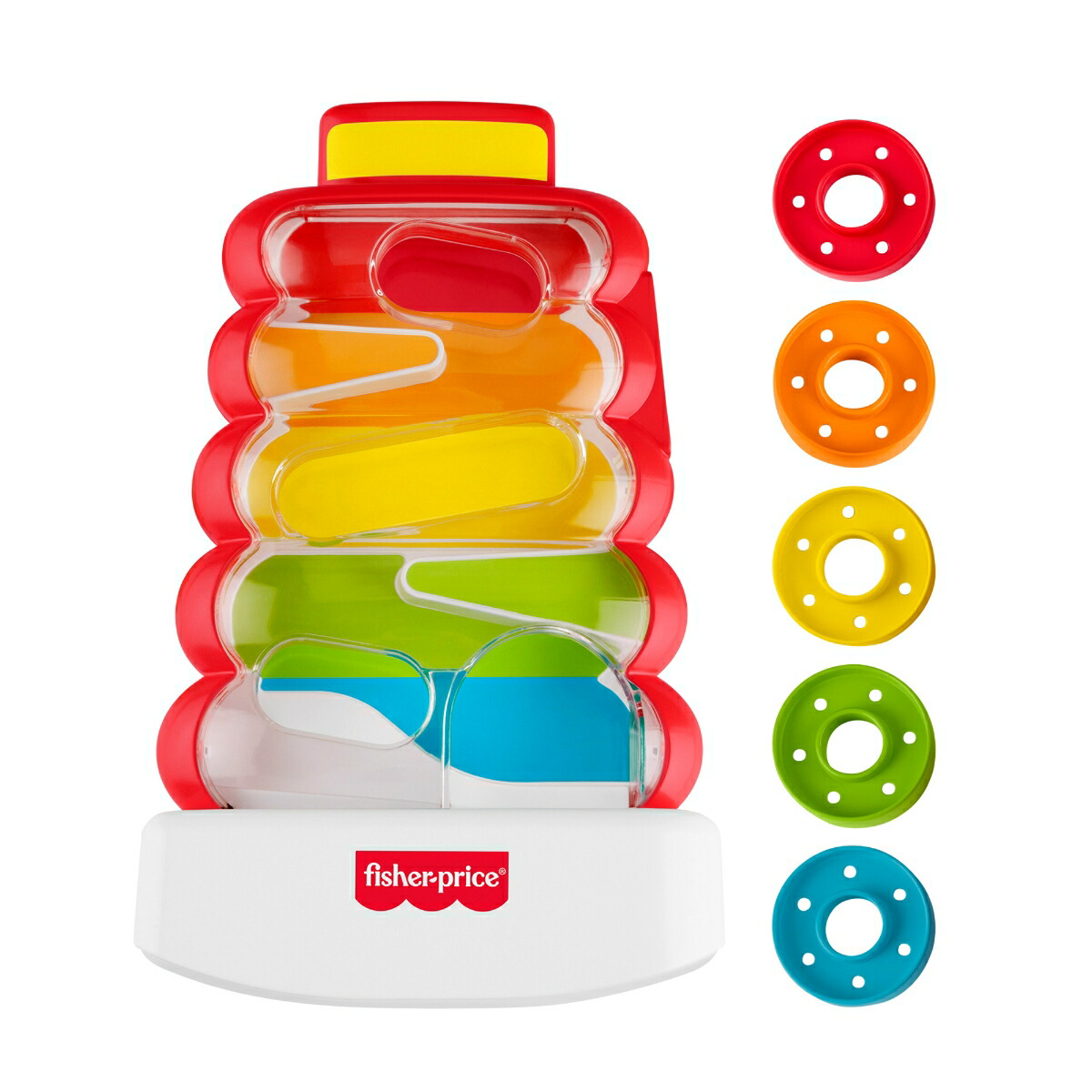 フィッシャープライス(fisherprice)ゆらりんタワーコインスロット赤ちゃん・幼児のおもちゃ知育アクティビティ玩具9ヵ月からカラフルJLB81