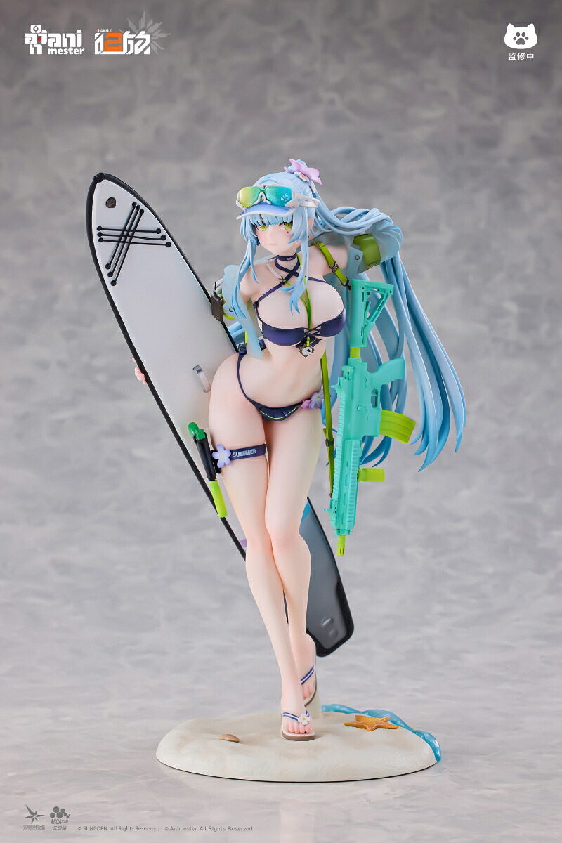Animester『ドールズフロントライン2:エクシリウム』クルカイ蔚藍軌跡Ver.1/7スケール塗装済完成品フィギュア【81810479】(フィギュア)