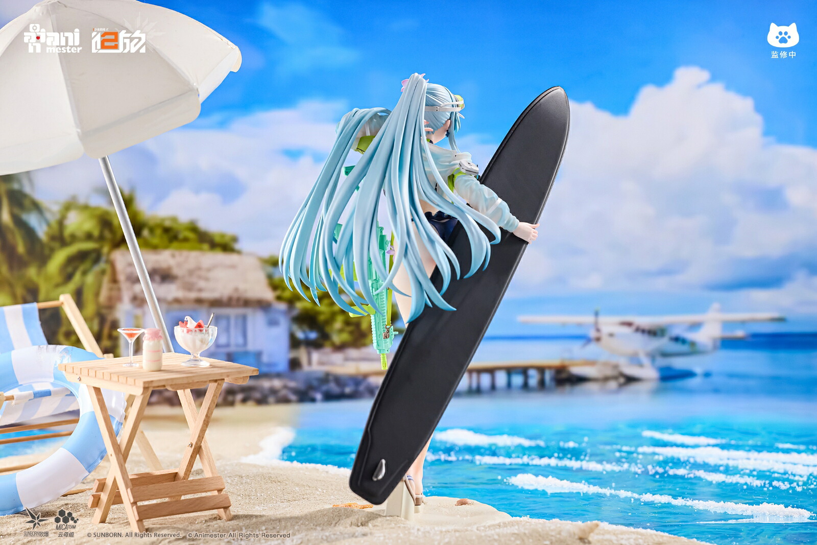 Animester『ドールズフロントライン2:エクシリウム』クルカイ蔚藍軌跡Ver.1/7スケール塗装済完成品フィギュア【81810479】(フィギュア)
