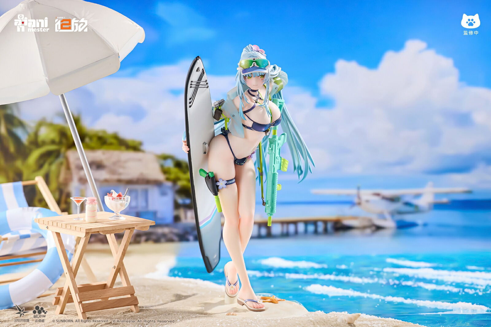 Animester『ドールズフロントライン2:エクシリウム』クルカイ蔚藍軌跡Ver.1/7スケール塗装済完成品フィギュア【81810479】(フィギュア)