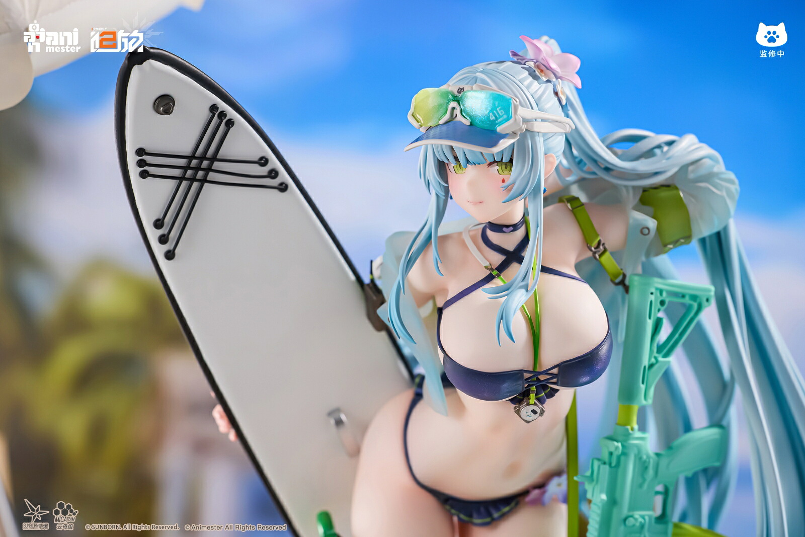 Animester『ドールズフロントライン2:エクシリウム』クルカイ蔚藍軌跡Ver.1/7スケール塗装済完成品フィギュア【81810479】(フィギュア)