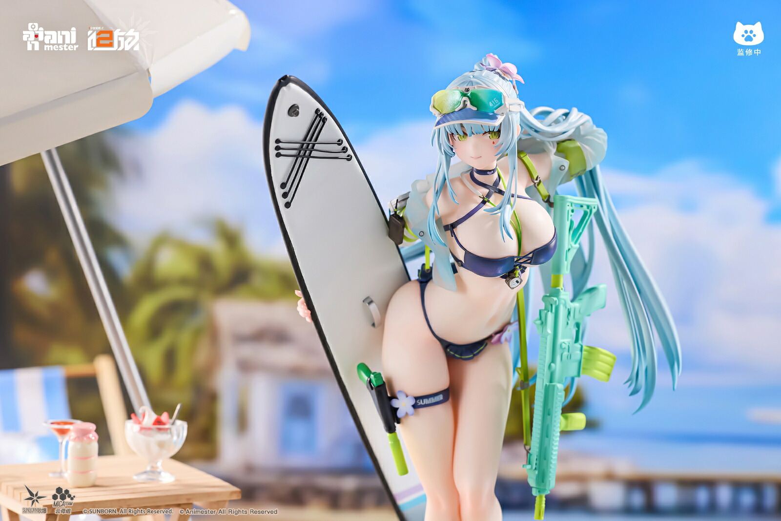 Animester『ドールズフロントライン2:エクシリウム』クルカイ蔚藍軌跡Ver.1/7スケール塗装済完成品フィギュア【81810479】(フィギュア)