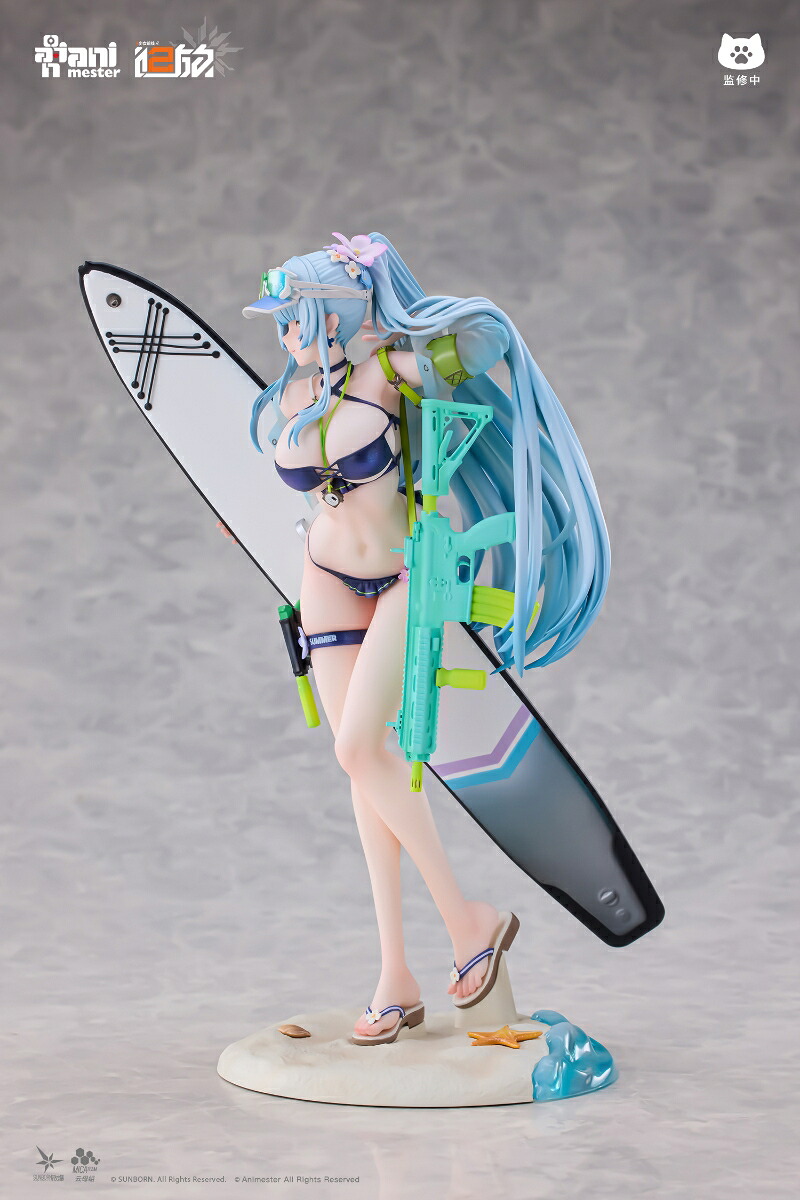 Animester『ドールズフロントライン2:エクシリウム』クルカイ蔚藍軌跡Ver.1/7スケール塗装済完成品フィギュア【81810479】(フィギュア)