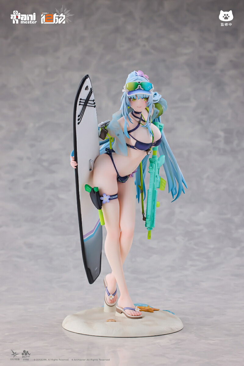 Animester『ドールズフロントライン2:エクシリウム』クルカイ蔚藍軌跡Ver.1/7スケール塗装済完成品フィギュア【81810479】(フィギュア)