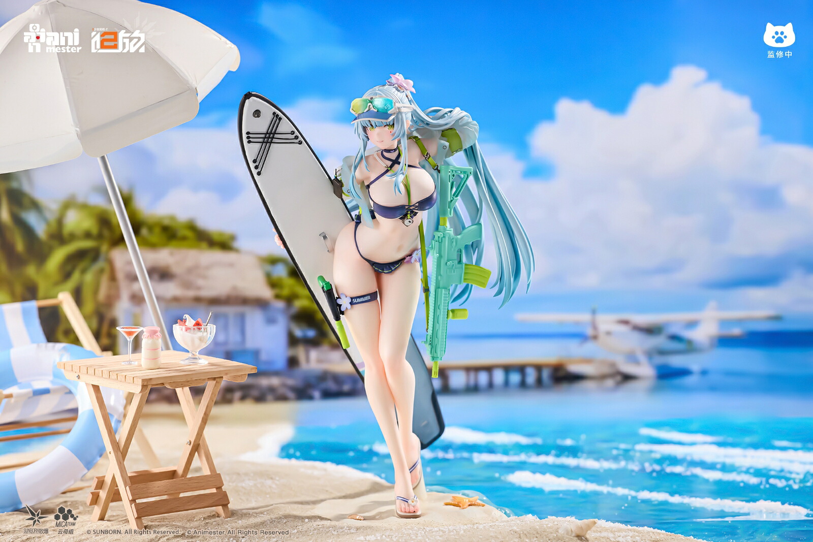 Animester『ドールズフロントライン2:エクシリウム』クルカイ蔚藍軌跡Ver.1/7スケール塗装済完成品フィギュア【81810479】(フィギュア)