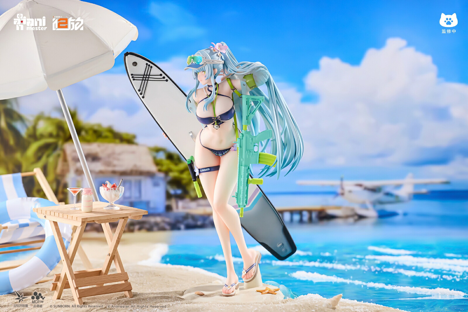 Animester『ドールズフロントライン2:エクシリウム』クルカイ蔚藍軌跡Ver.1/7スケール塗装済完成品フィギュア【81810479】(フィギュア)