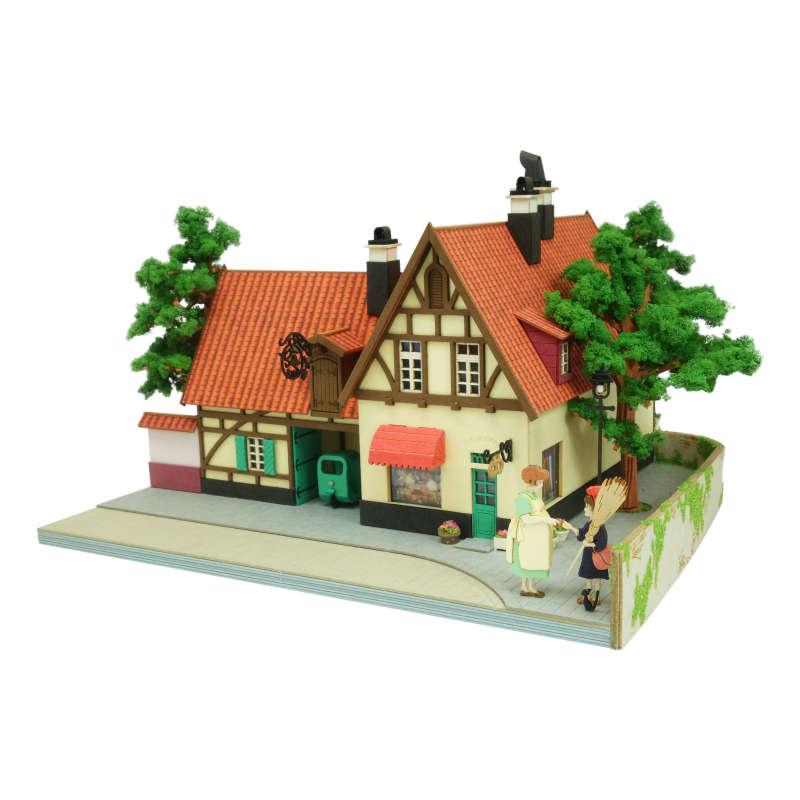 みにちゅあーとキット スタジオジブリ作品シリーズ 『魔女の宅急便』 グーチョキパン店 1/150 【MK07-43】 (ペーパークラフト)画像