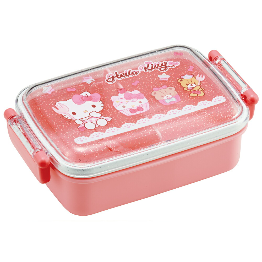 サンリオ ハローキティ FancySnacksSweets　お弁当箱 子供 1段 大きめサイズ 450ml ランチボックス画像
