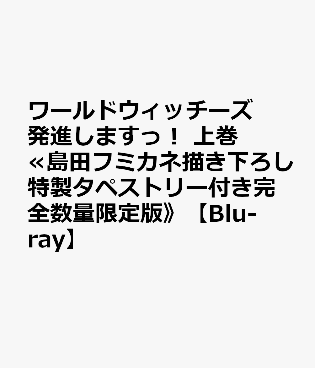 時間指定不可 ブックス ワールドウィッチーズ発進しますっ 上巻 島田フミカネ描き下ろし特製タペストリー付き完全版 Blu Ray 福圓美里 Dvd Www Malvestiti Com