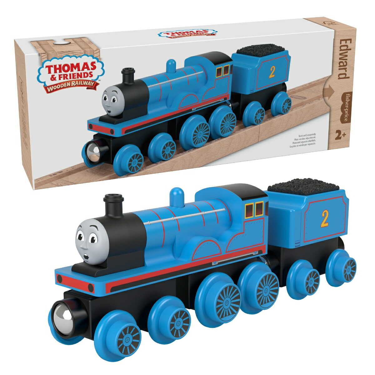 きかんしゃトーマス 木製レールシリーズ(Thomas) エドワード 【車両電車】【2才〜】 HBJ99画像