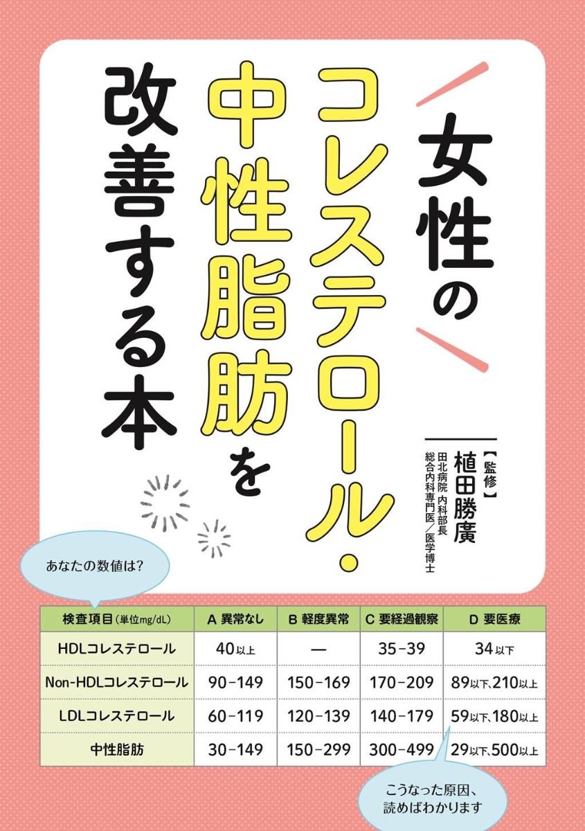 楽天ブックス 女性のコレステロール 中性脂肪を改善する本 植田勝廣 9784802110556 本