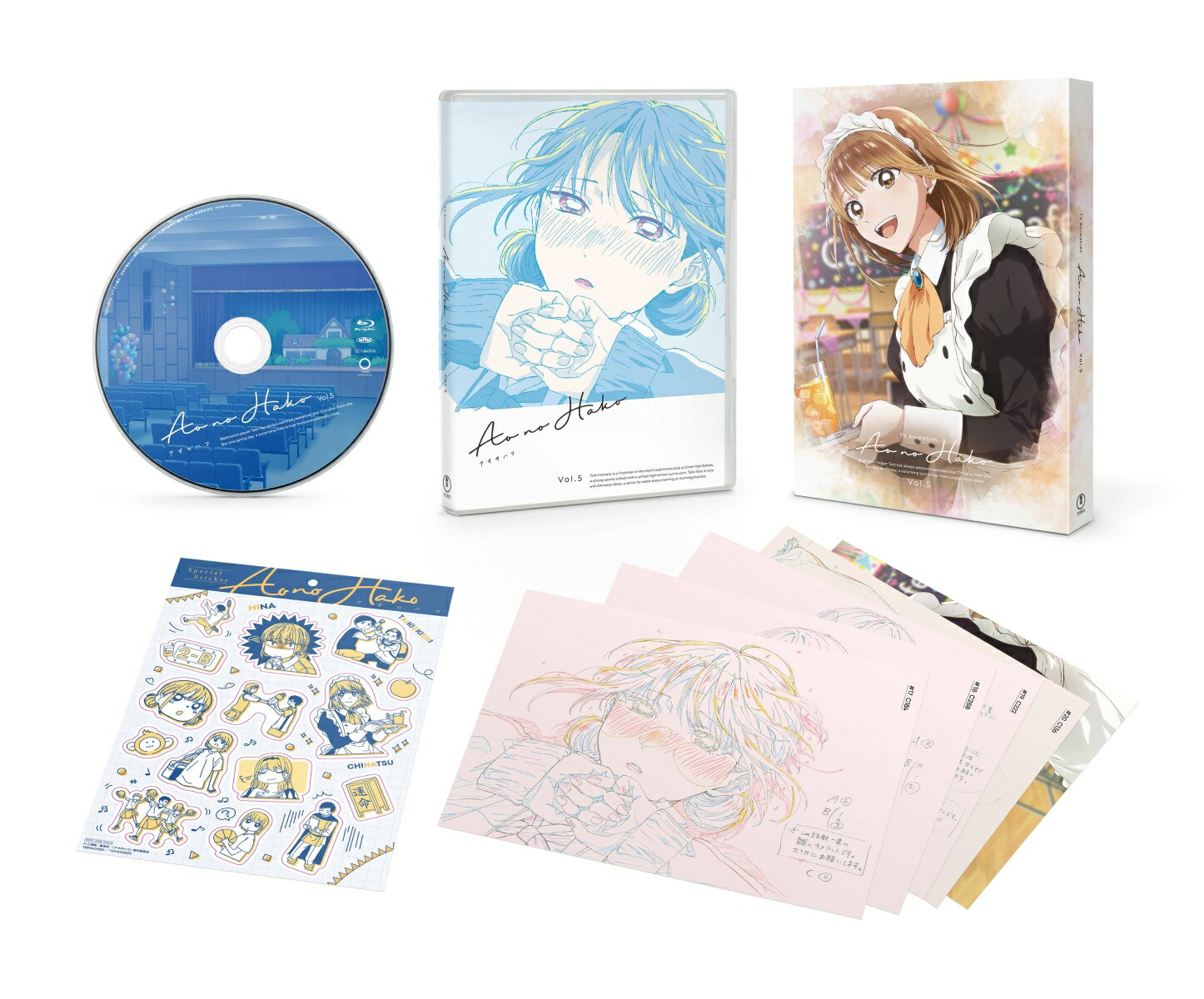 ブックス: TVアニメ「アオのハコ」 Blu-ray Vol.5 初回生産限定版【Blu-ray】 - 三浦糀 - 4988104140562 : DVD