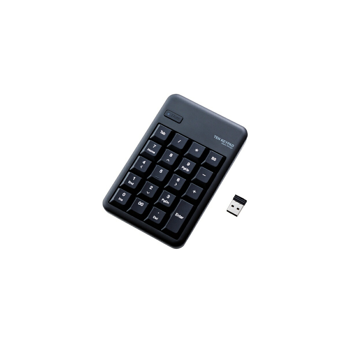 Digio2 ワイヤレステンキーボード 静音 ブラック 48427 Amazon.co.jp: Digio2 ワイヤレステンキーボード 静音 ブラック