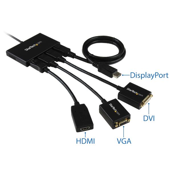 ブックス: 4ポートMSTハブ DisplayPort - 4x DisplayPort マルチモニタースプリッタ 4K対応 Windowsのみ対応 - StarTech.com - 0065030860581 : PCソフト・周辺機器