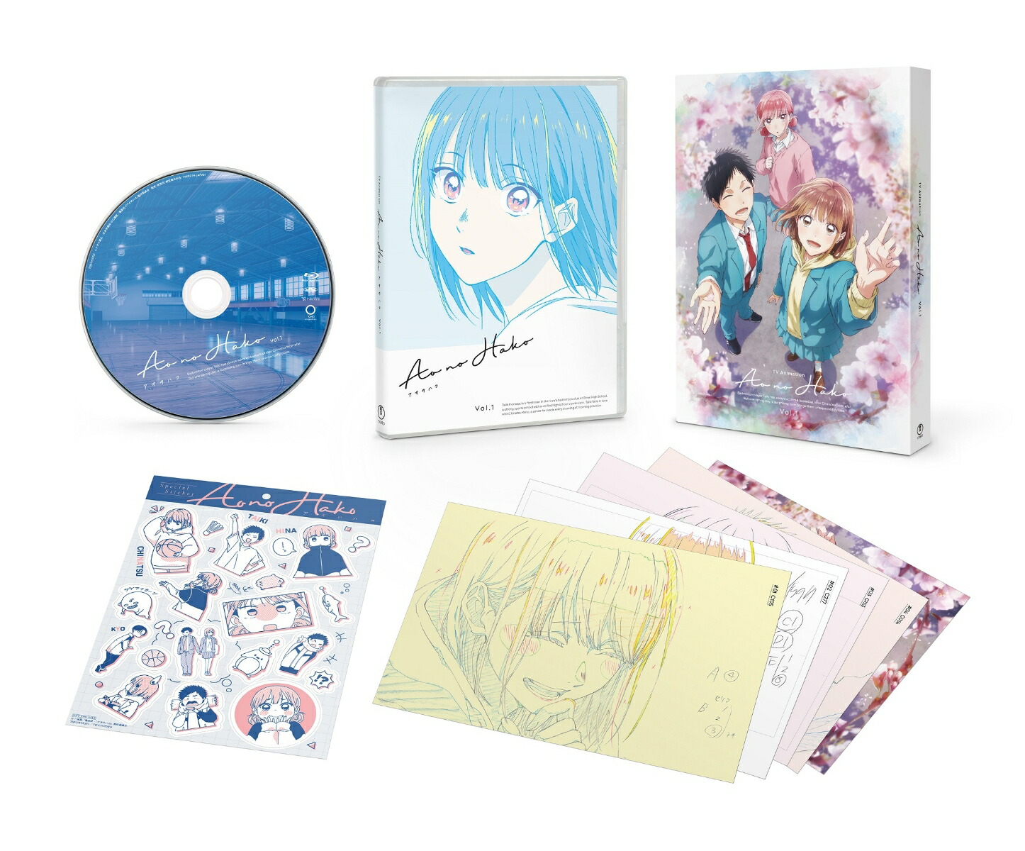 ブックス: TVアニメ「アオのハコ」 DVD Vol.1 初回生産限定版 - 三浦糀 - 4988104140586 : DVD