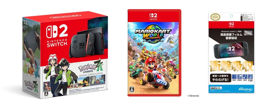 Switch &マリオカート、ポケットモンスターソフト付き 楽天ブックス: 【セット商品】Nintendo Switch 2(日本語・国内