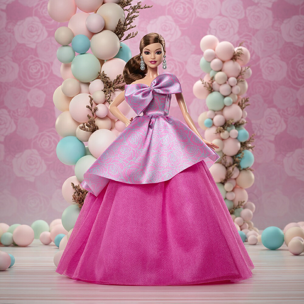 バービー(Barbie)バースデーウィッシュBirthdayWishesシグネチャーきせかえ人形・ハウスバービー人形6歳からピンクJBJ07