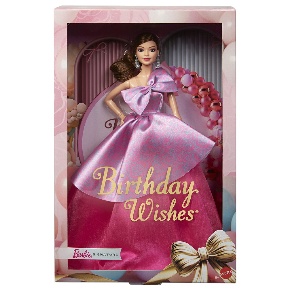 バービー(Barbie)バースデーウィッシュBirthdayWishesシグネチャーきせかえ人形・ハウスバービー人形6歳からピンクJBJ07