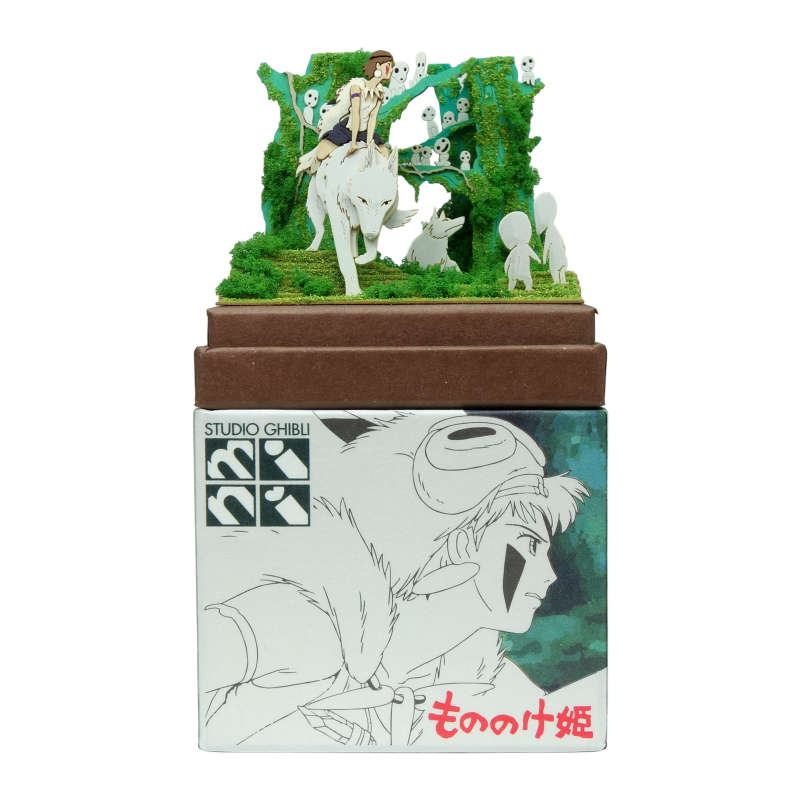 みにちゅあーとキット スタジオジブリmini 『もののけ姫』 【精霊の森】 ノンスケール 【MP07-138】 (ペーパークラフト)画像