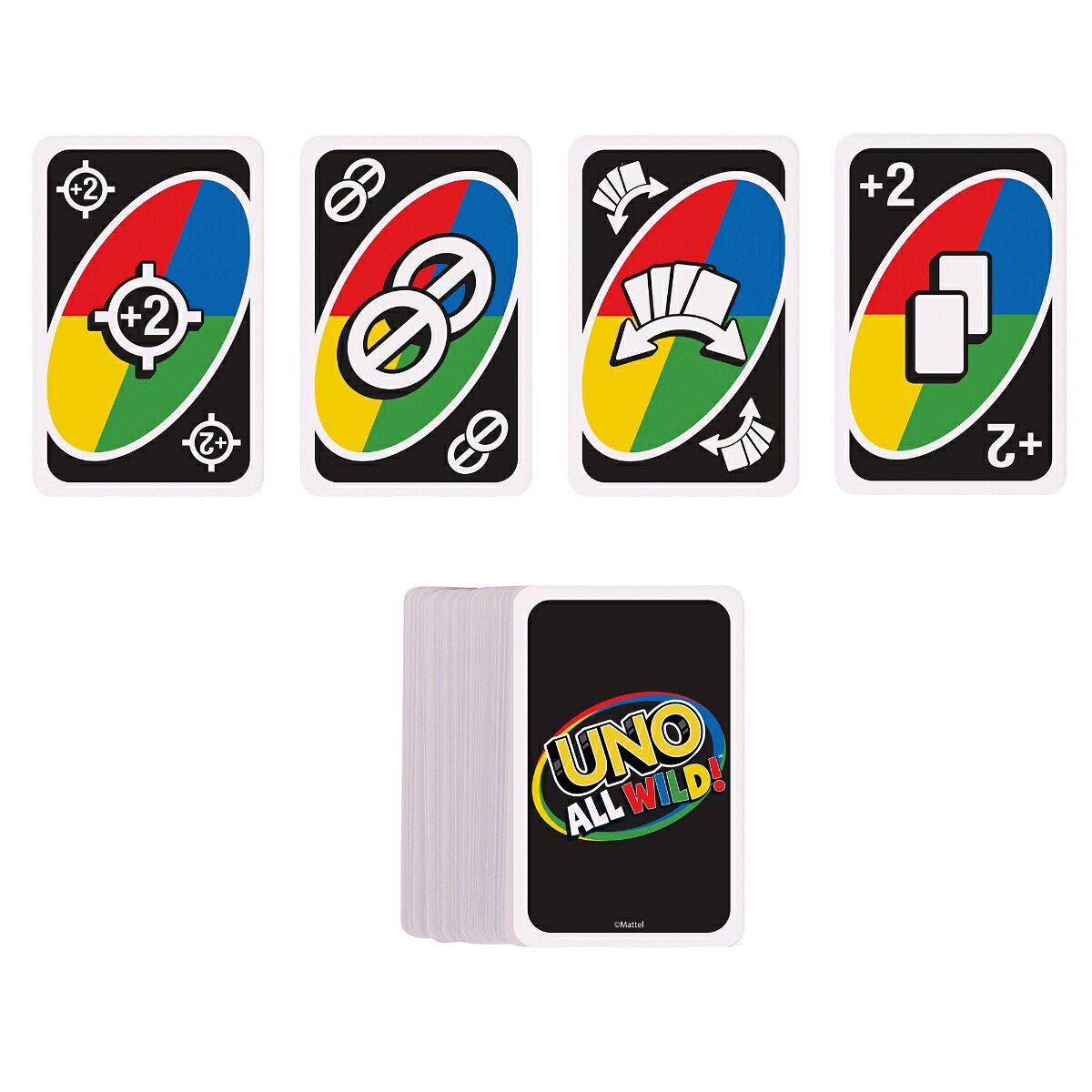 マテルゲーム(MattelGame)ウノ(UNO)オールワイルド【カードゲーム】【7才～】HHL33