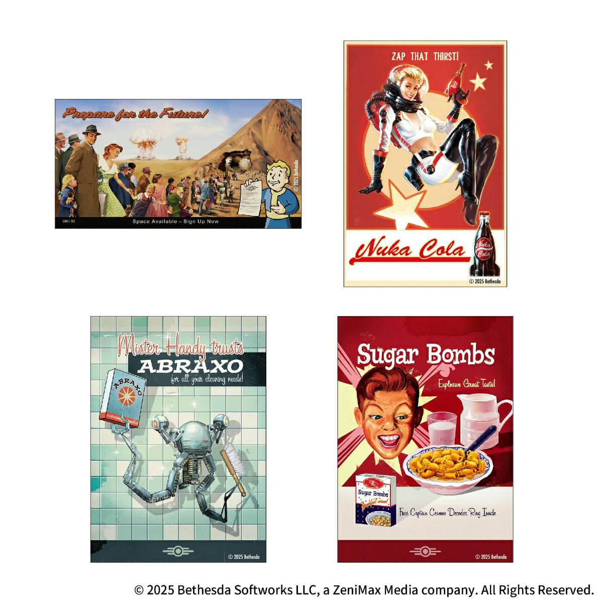 Fallout ステッカー（企業ポスター柄）画像