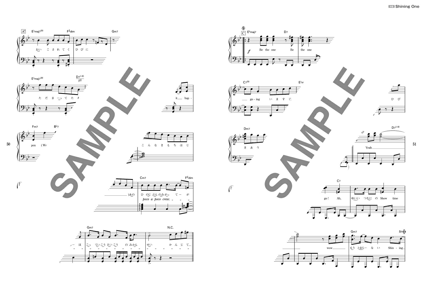 BE：FIRST／ShiningOne／Gifted．（ピアノ・ソロ）[クラフトーン（音楽）]