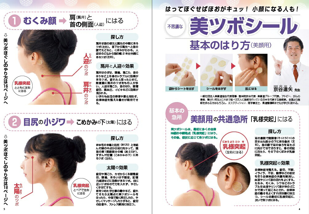 顔たるみ・ほうれい線・目元ジワ（楽）消えた！1分セルフ整体美ツボほぐし（わかさ夢MOOK）[京谷達矢]