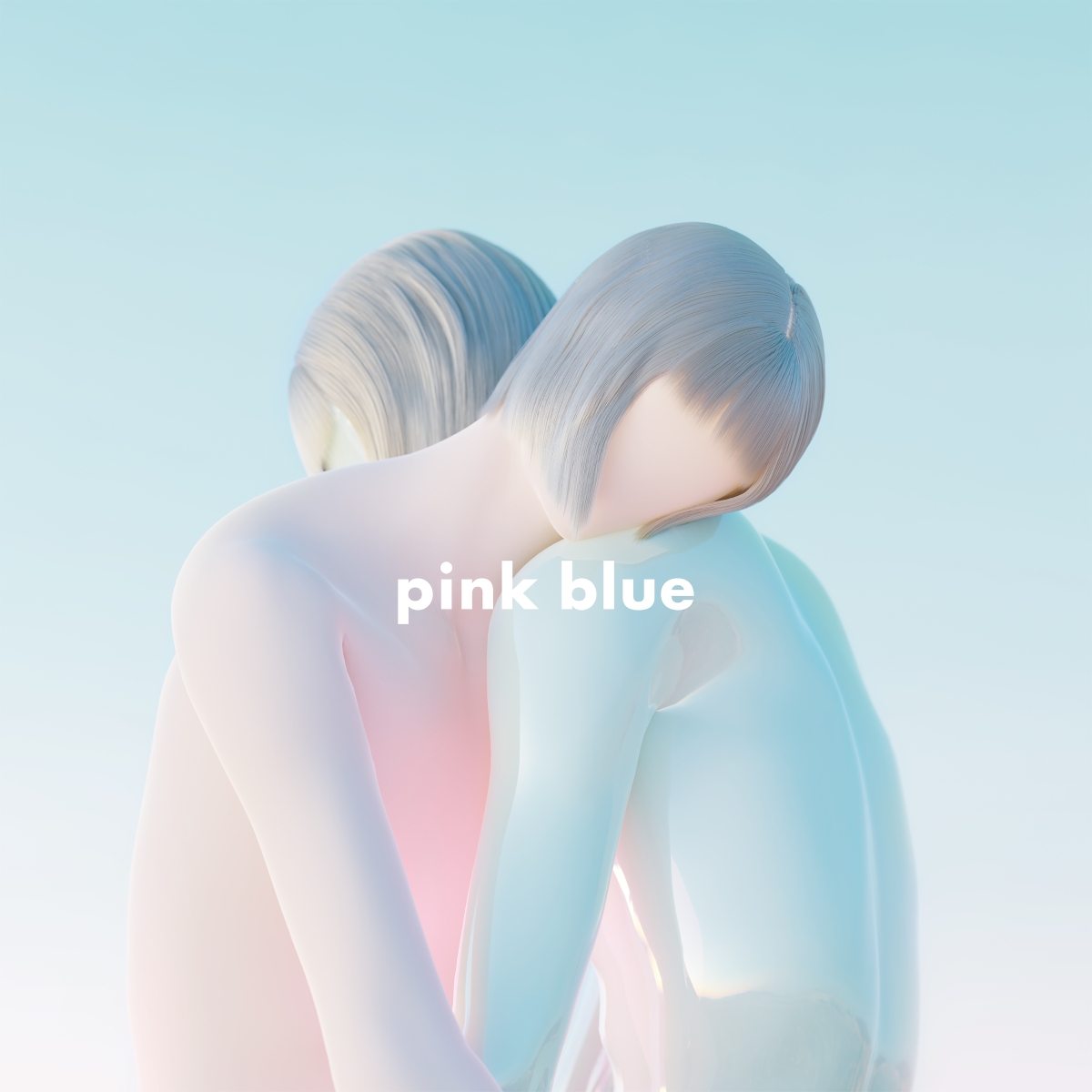 pink blue画像