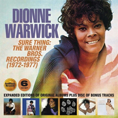 ブックス: 【輸入盤】Sure Thing - The Warner Bros. Recordings 1972-1977 (6CD Clamshell Box Set) - Dionne Warwick - 5013929090736 : CD