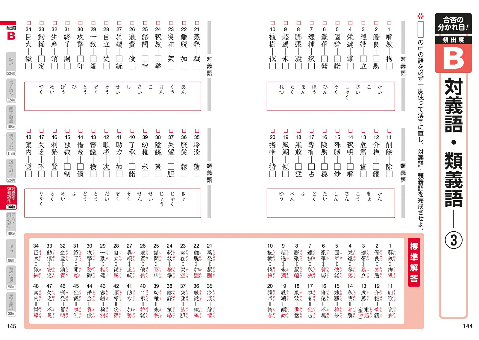 楽天ブックス 漢字検定3級 頻出度順 問題集 資格試験対策研究会 本