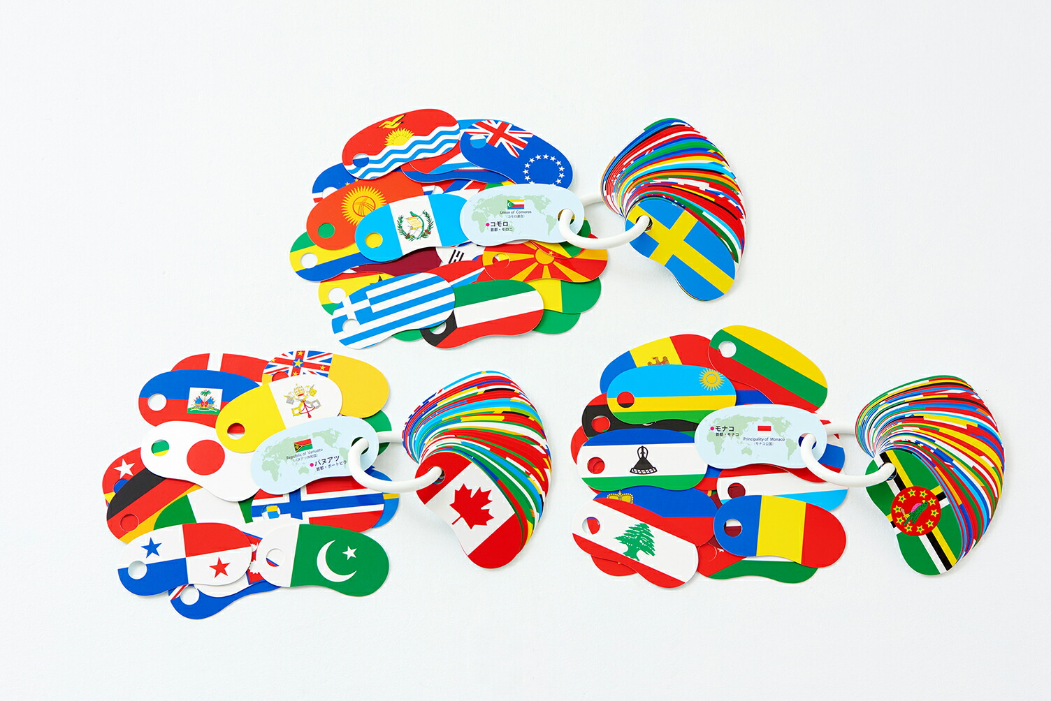 リングカード・せかいじゅうの国旗画像