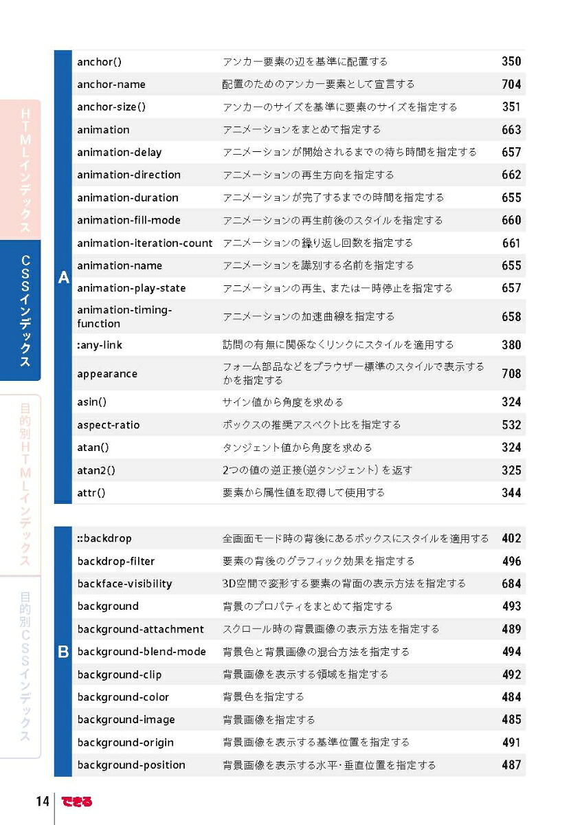 できるポケットWeb制作必携HTML&CSS全事典改訂4版[加藤善規]