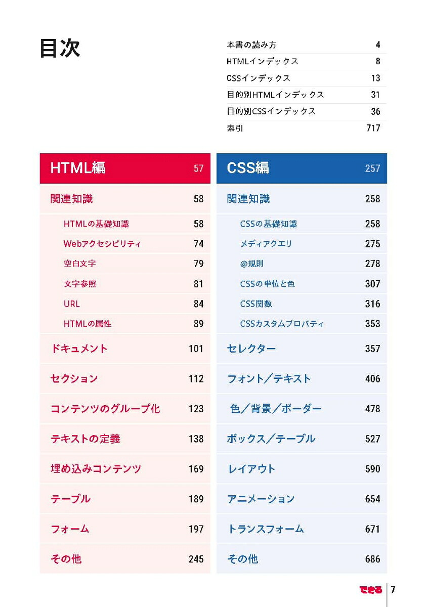 できるポケットWeb制作必携HTML&CSS全事典改訂4版[加藤善規]