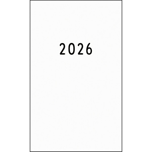 2026　Noritake　ダイアリー　ホワイト画像