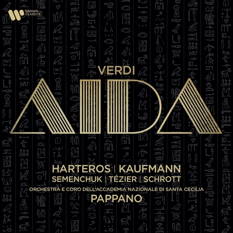 【輸入盤】『アイーダ』全曲　アントニオ・パッパーノ＆聖チェチーリア国立音楽院管、アニヤ・ハルテロス、ヨナス・カウフマン、他（2015　ステレオ画像