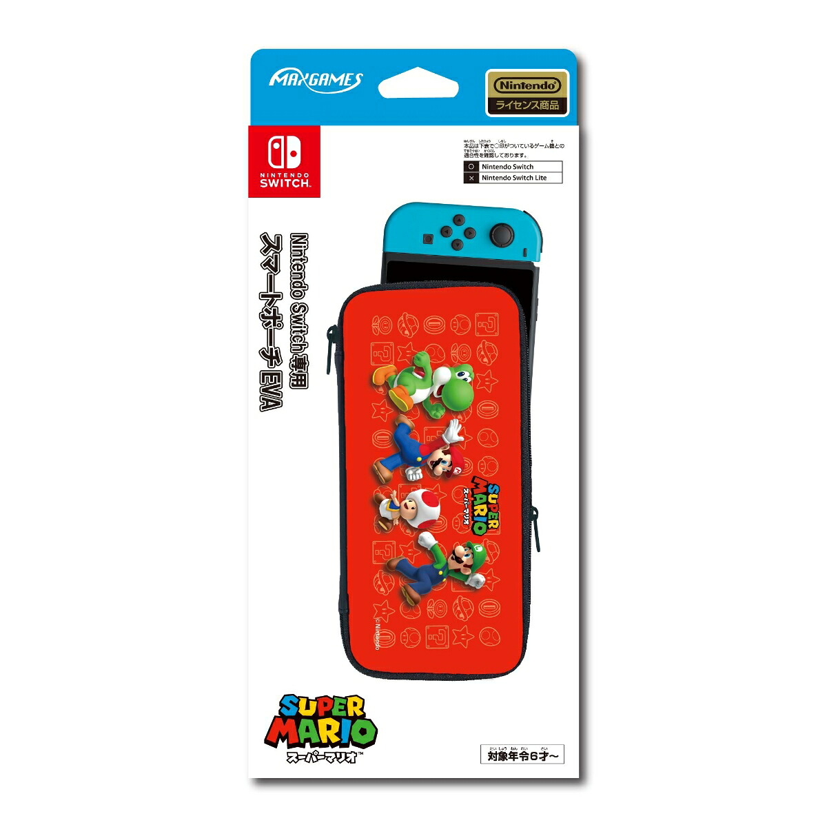 NintendoSwitch専用スマートポーチEVAスーパーマリオ