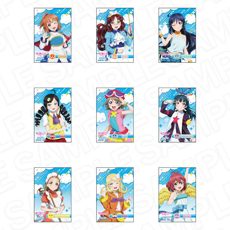 ラブライブ！サンシャイン！！×ぷよぷよ スクエアカンバッジ画像